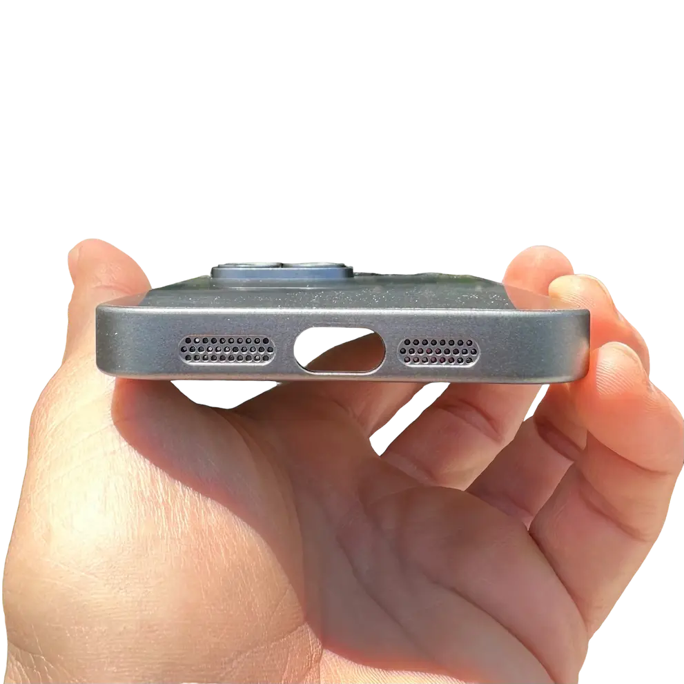 Carcasa Slim Glass con MagSafe: Grafito