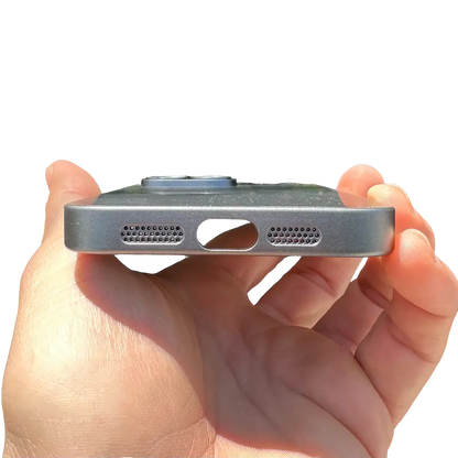 Carcasa Slim Glass con MagSafe: Grafito