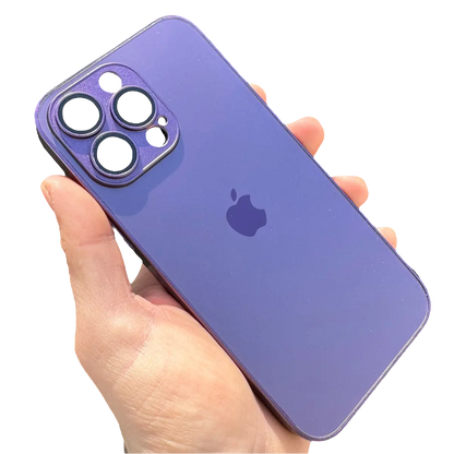 Carcasa Slim Glass con MagSafe: Morado Oscuro