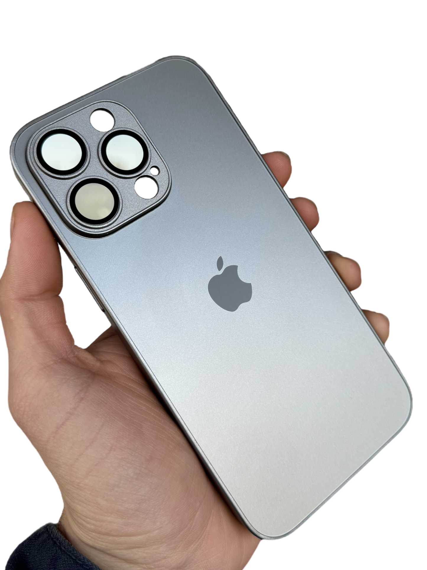 Carcasa Slim Glass con MagSafe: Titanio
