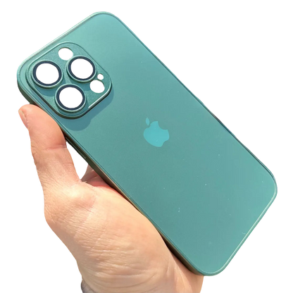 Carcasa Slim Glass con MagSafe: Verde Alpino