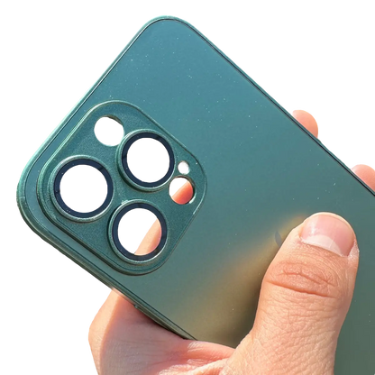Carcasa Slim Glass con MagSafe: Verde Alpino