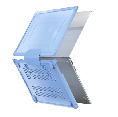 Calce de la funda para Mac en uso - color azul claro