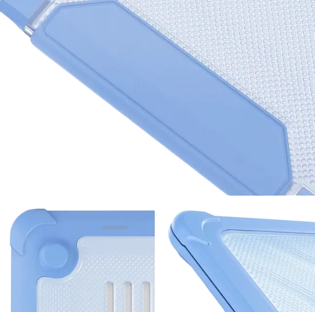 Carcasa azul claro para Mac - robusta y a prueba de golpes