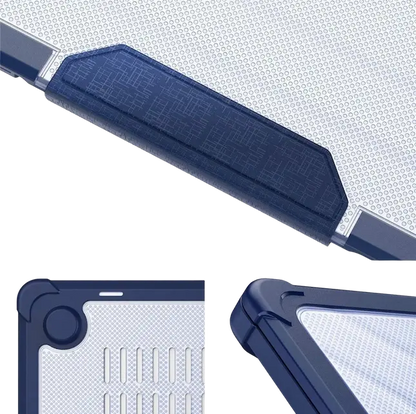 Esquinas reforzadas y soporte de mesa de la funda Clear para Mac - foto referencial