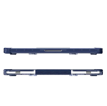 Grosor de la case protectora puesta en una Mac