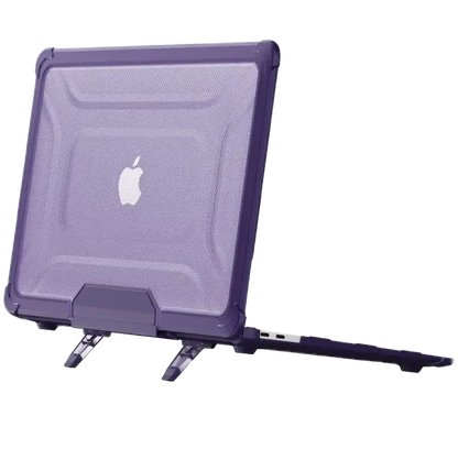 Case antigolpes para Macbook - foto trasera puesta en dispositivo