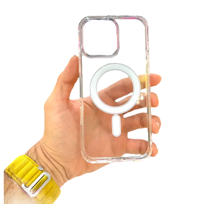 Carcasa transparente reforzada con magsafe - vista sin equipo