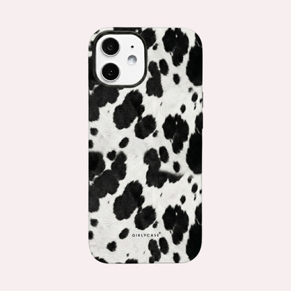 Carcasa Two Protect para iPhone - Cow Milk