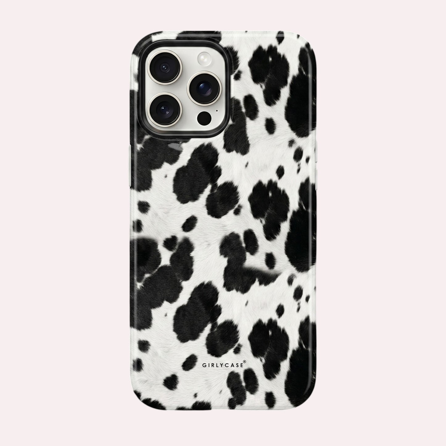 Carcasa Two Protect para iPhone - Cow Milk