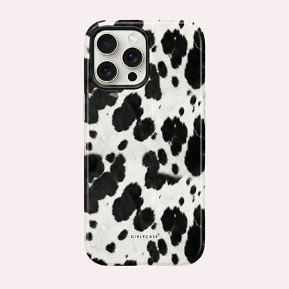 Carcasa Two Protect para iPhone - Cow Milk
