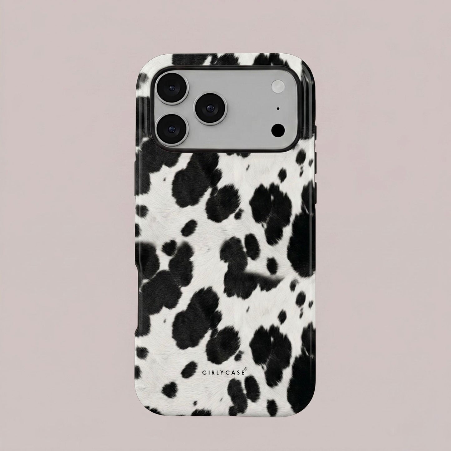 Carcasa Two Protect para iPhone - Cow Milk