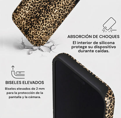 Carcasa Two Protect para iPhone - Leopard