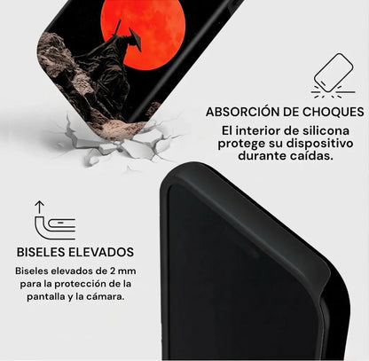 Carcasa Two Protect para iPhone - Crimson Ronin