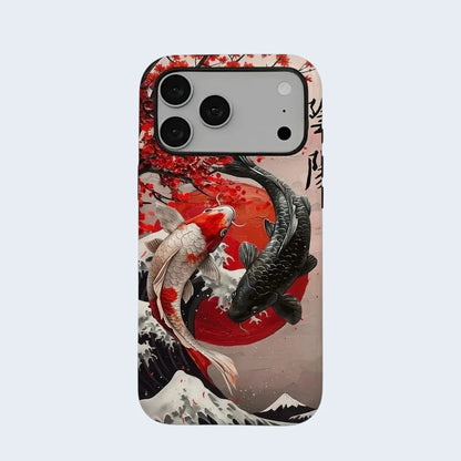 Carcasa Two Protect para iPhone - Koi Dot