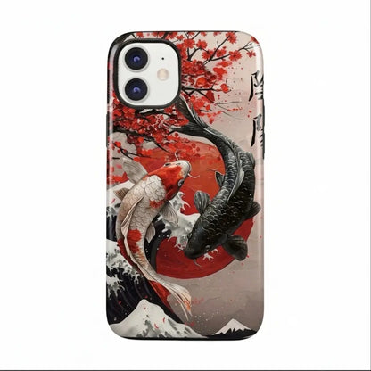 Carcasa Two Protect para iPhone - Koi Dot