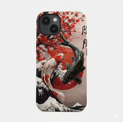 Carcasa Two Protect para iPhone - Koi Dot