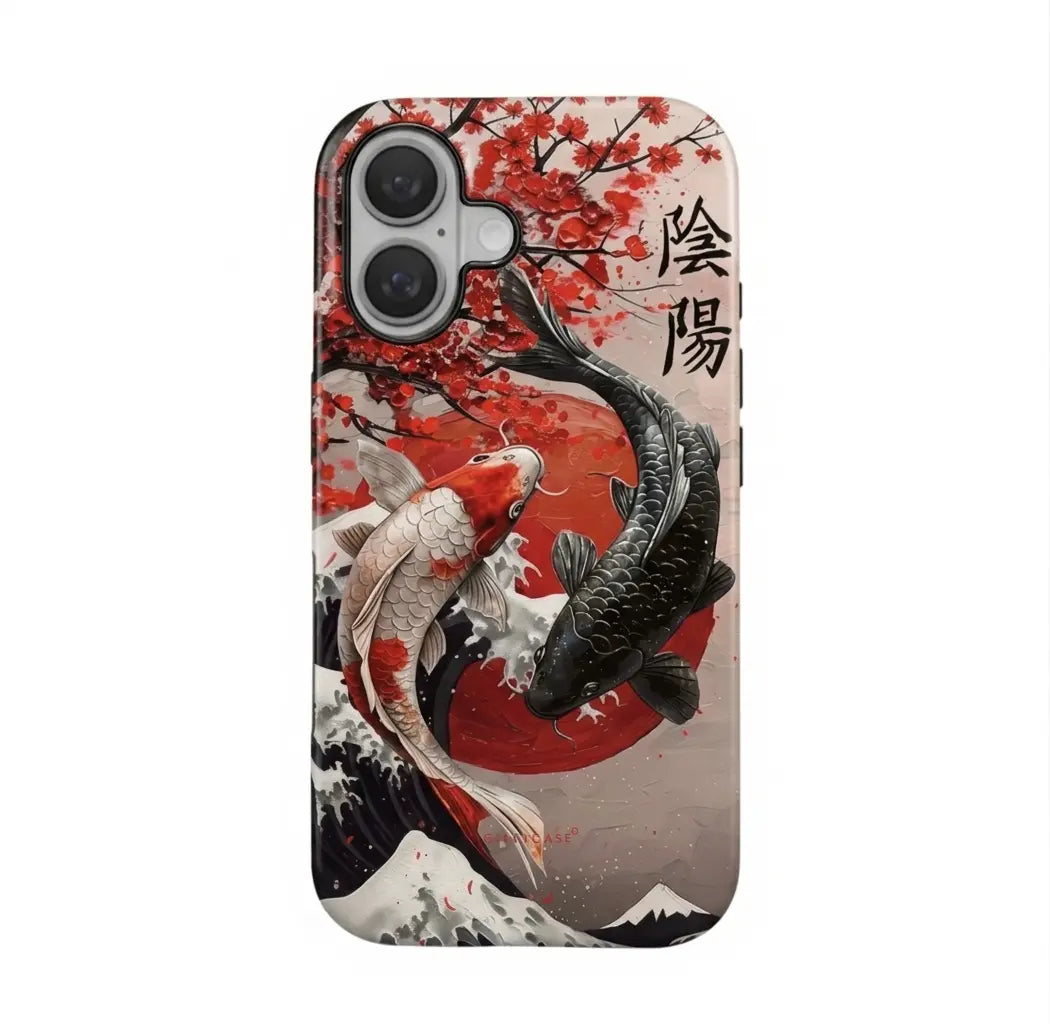 Carcasa Two Protect para iPhone - Koi Dot