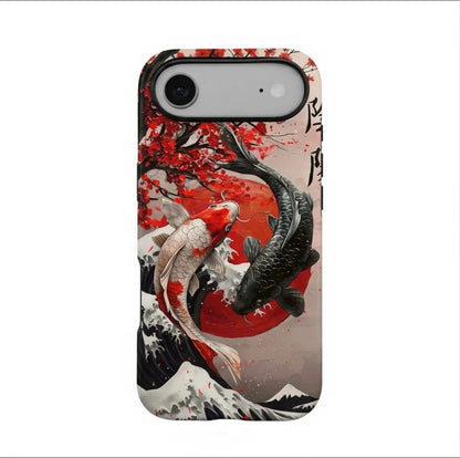 Carcasa Two Protect para iPhone - Koi Dot