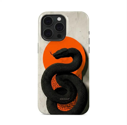 Carcasa Two Protect para iPhone - Snake Sun