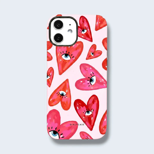 Carcasa Two Protect para iPhone - Love Vision