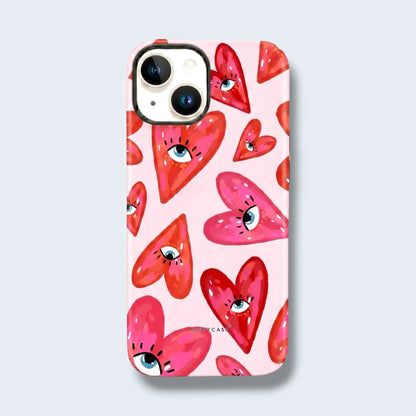 Carcasa Two Protect para iPhone - Love Vision