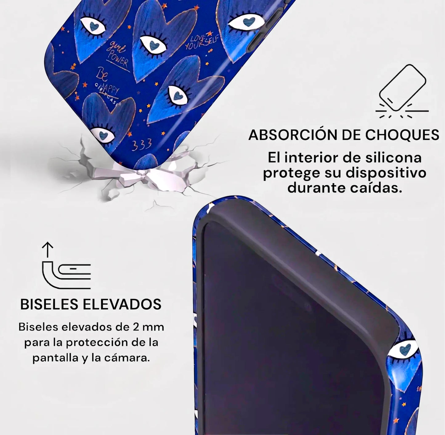 Carcasa Two Protect para iPhone - Midnight Soul
