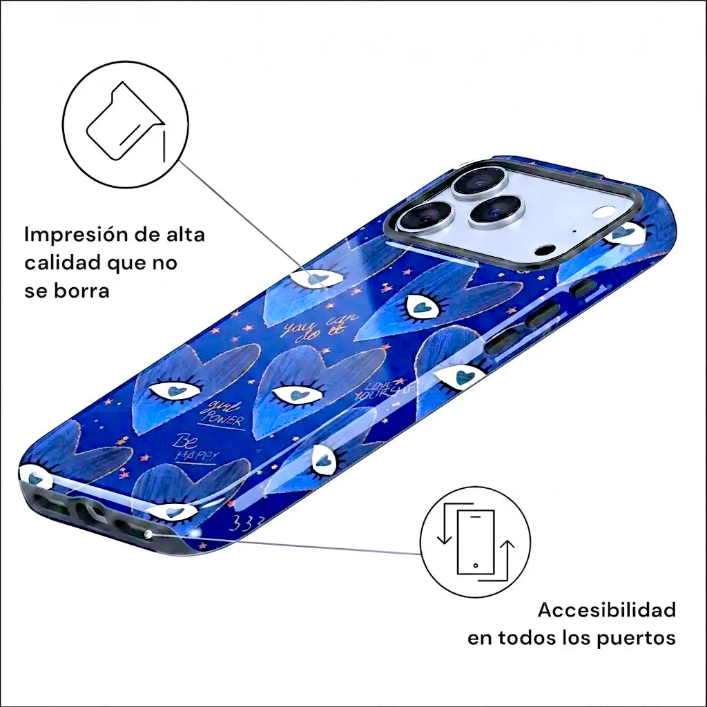 Carcasa Two Protect para iPhone - Midnight Soul