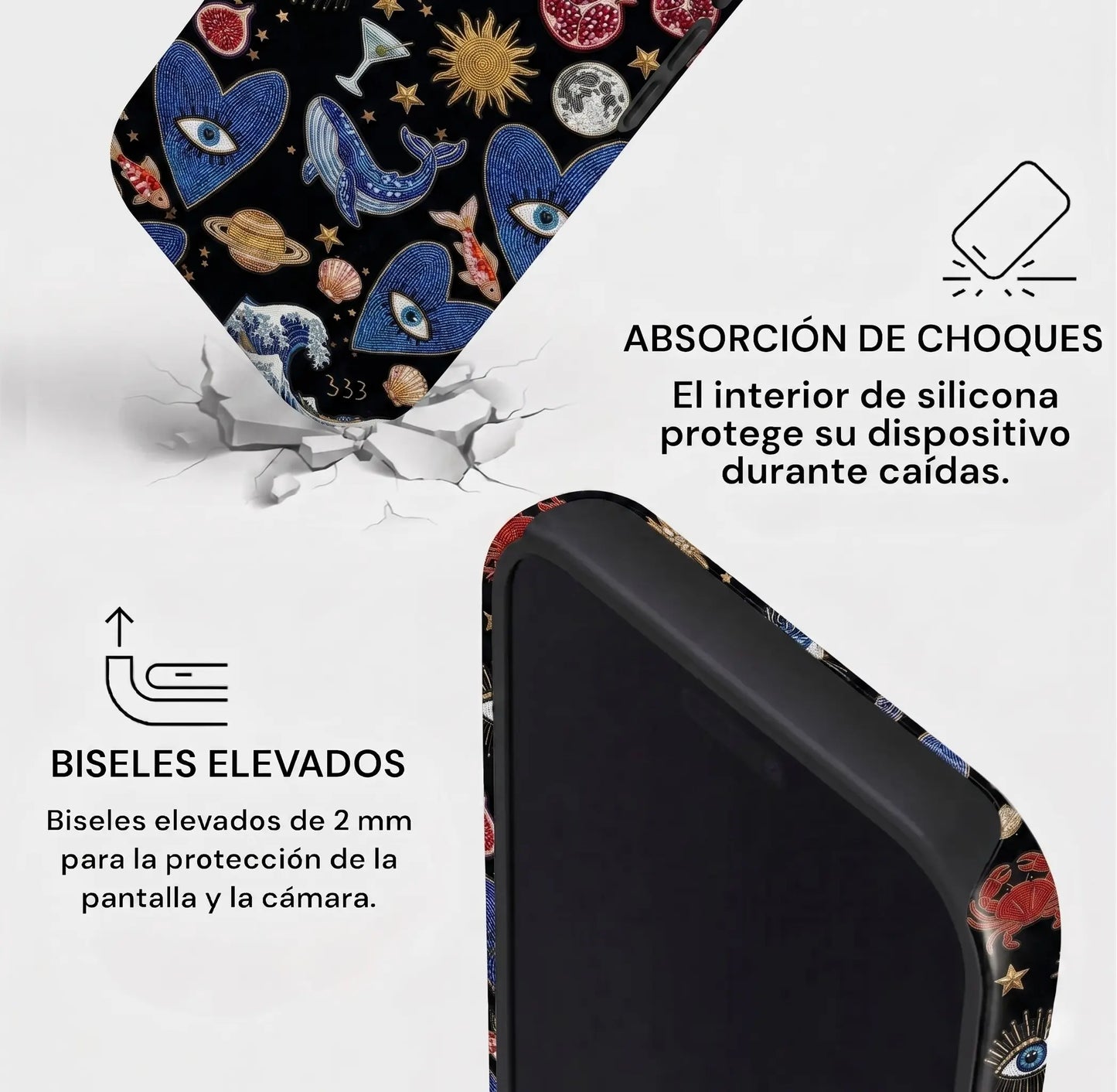 Carcasa Two Protect para iPhone - Mystic Universe