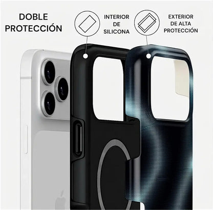 Carcasa Two Protect para iPhone - Blue Wave