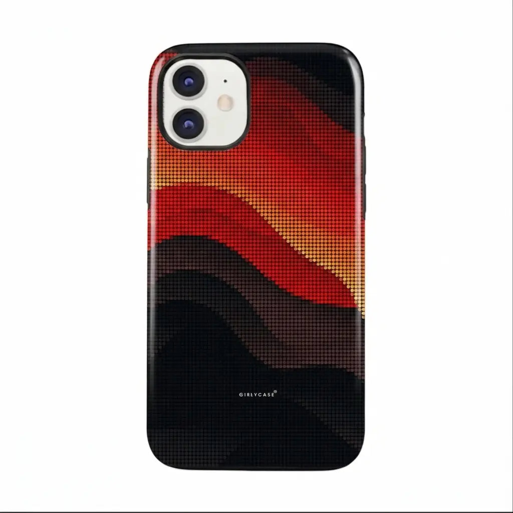 Carcasa Two Protect para iPhone - Red Volcano