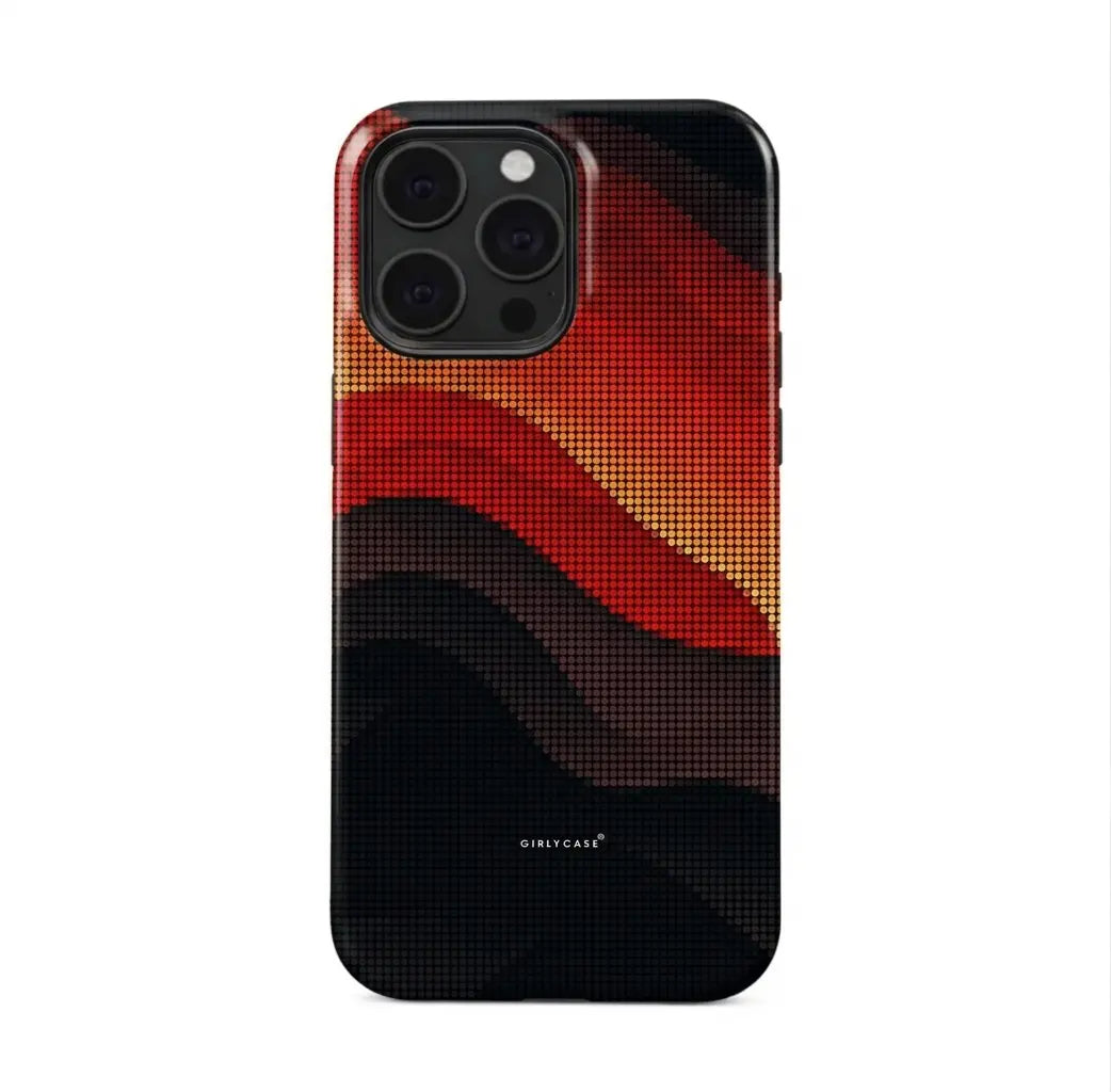 Carcasa Two Protect para iPhone - Red Volcano