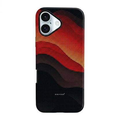 Carcasa Two Protect para iPhone - Red Volcano