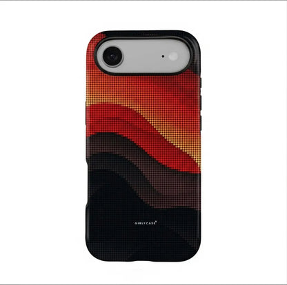 Carcasa Two Protect para iPhone - Red Volcano