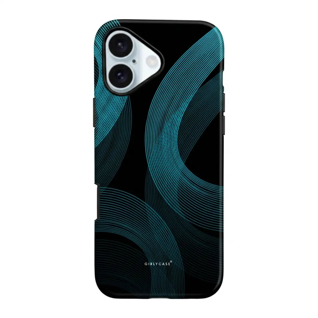 Carcasa Two Protect para iPhone - Wave Lines