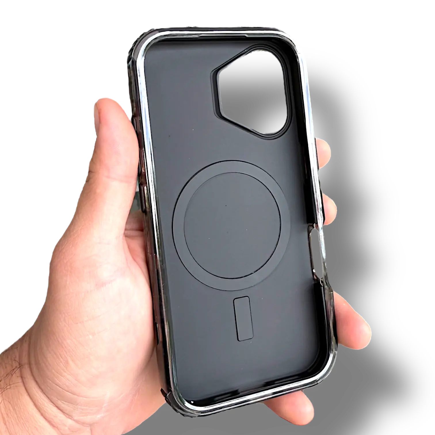 Case en color negro para iPhone - MagSafe interno para mejorar carga