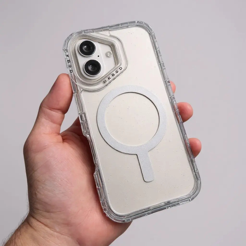 Carcasa Champagne metálica MagSafe iPhone 16 Chile