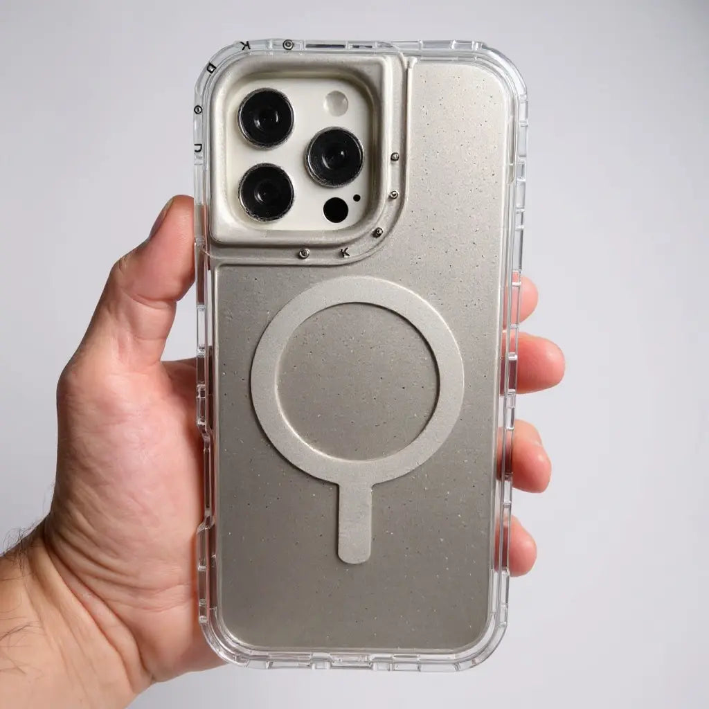 Carcasa Urban Glow Protect Champagne MagSafe para iPhone 15 Pro Max Chile