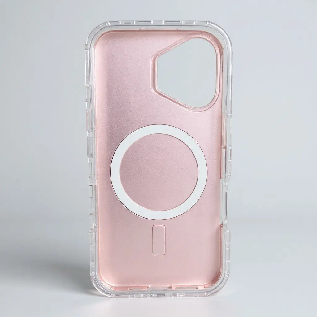 Funda triple capa Rose Gold MagSafe iPhone premium iPalace Protect