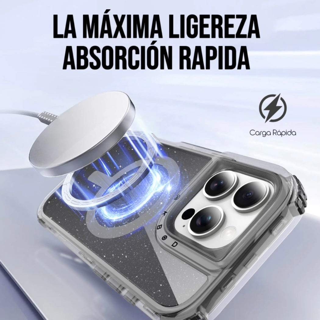 Soporte de magsafe que permite una carga inalámbrica más efectiva