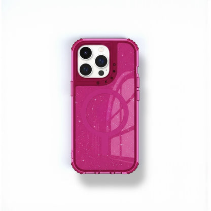 Carcasa Urban Glow Traslúcida Fucsia MagSafe iPhone Chile