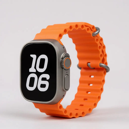 Correa deportiva naranja - modelo Ocean Silicon para Apple Watch