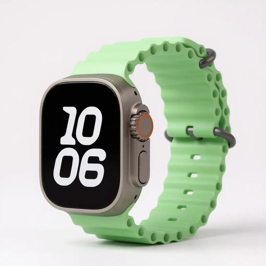 Correa sport verde claro para reloj inteligente de Apple