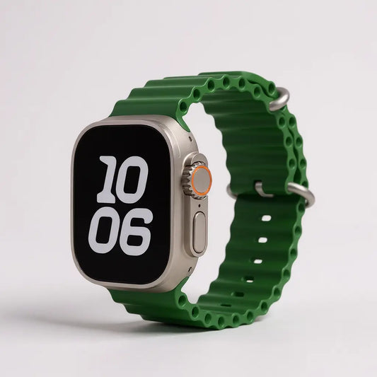 Correa verde oscuro para Apple Watch - vista frontal