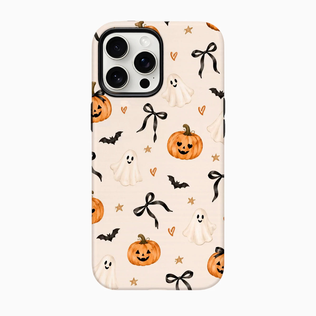 Carcasa de Halloween para iPhone - Fantasmitas y Calabazas