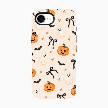 Carcasa de Halloween para iPhone - Fantasmitas y Calabazas