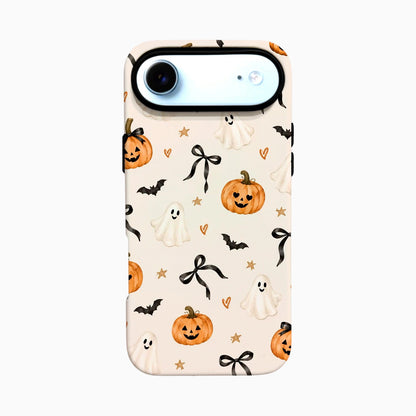 Carcasa de Halloween para iPhone - Fantasmitas y Calabazas