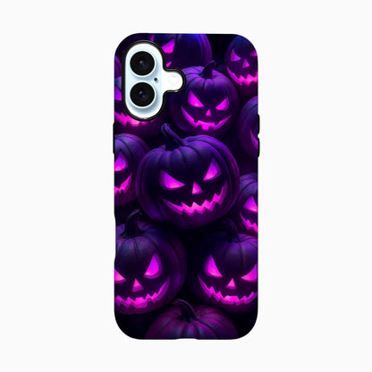Carcasa de Halloween para iPhone - Calabazas Malvadas