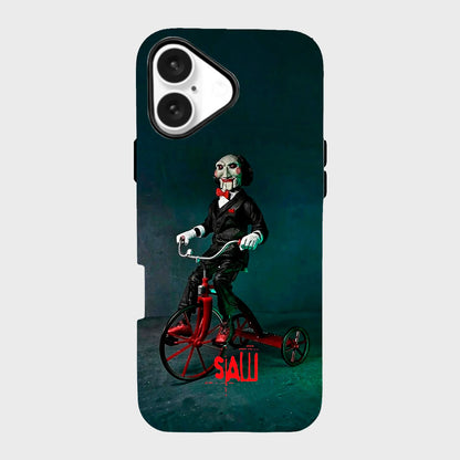 Carcasa de Halloween para iPhone - Billy y su Triciclo