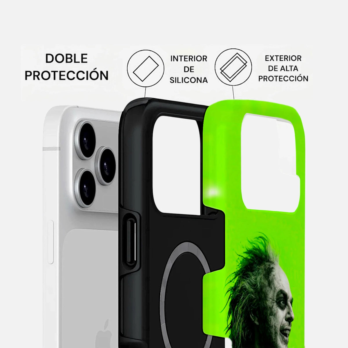 Carcasa de Halloween para iPhone - Clásico Beetlejuice
